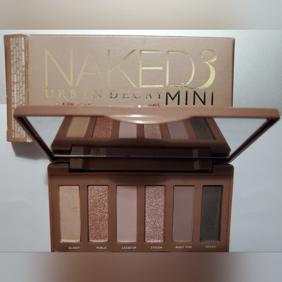 NIB Naked3 Mini Soft Pink Eyeshadow Palette by Urban Decay - Picture 2 of 4